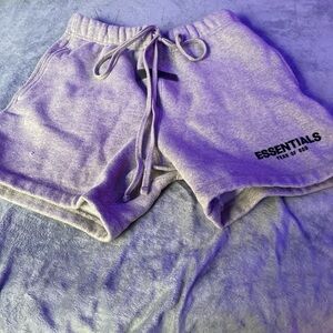 Fear of God Essentials Women's Athletic Gray Shorts